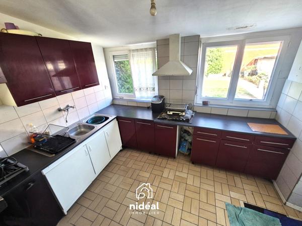 Maison mitoyenne 1 côté à vendre, 5 pièces - Maubeuge 59600