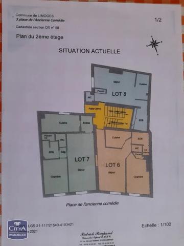 Appartement à vendre 4 pièces 93m² Limoges (87000)