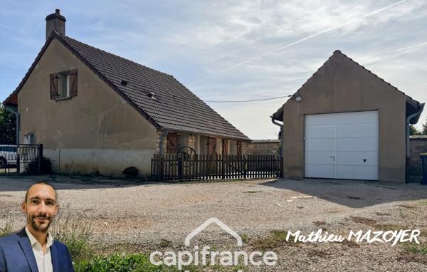Maison en pierre de 1865 – 3 chambres, garage et jardin : une belle opportunité à Bey