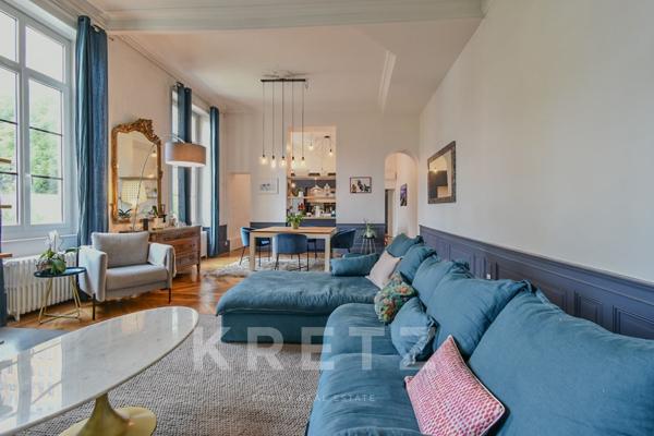 Duplex d’architecte avec jardin