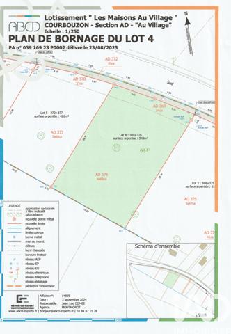 Terrain à vendre 543 m² Courbouzon