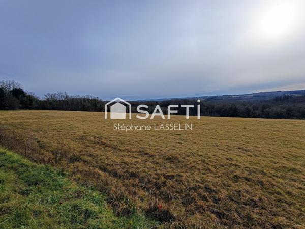 Terrain constructible sur la commune du ROC 46 avec CU et réseaux à proximité