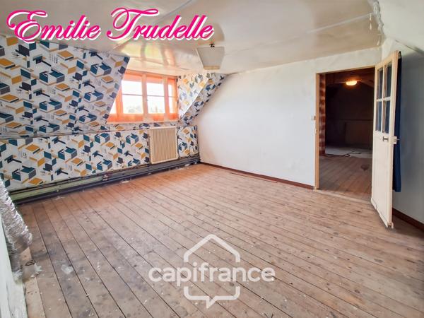 Maison à vendre plain-pied 3 pièces CHAHAIGNES (72) avec jardin arboré et grand garage