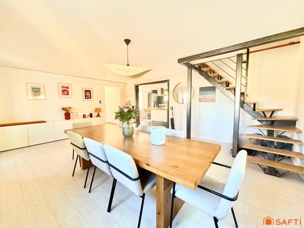 Maison 148m2, 4 chambres, piscine, garage!