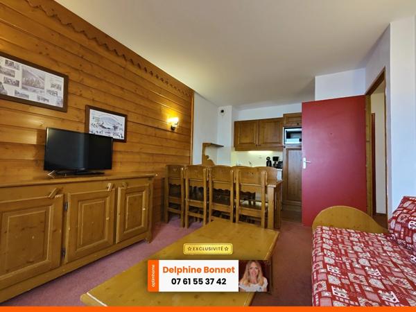 Valfréjus, bel appartement 4P/ T4 de 45 m2 avec balcon et parking privatif