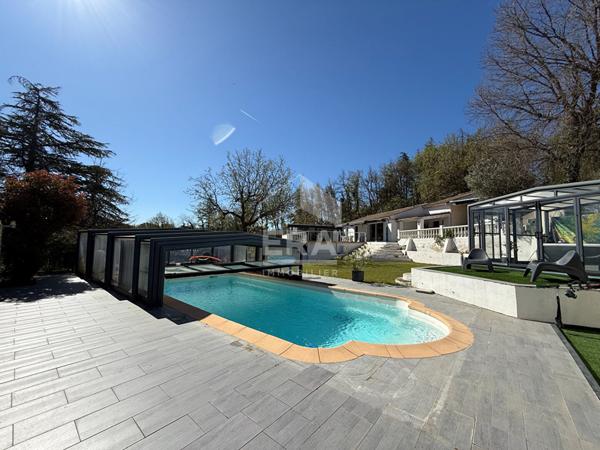 A VENDRE SAINT MAXIMIN LA SAINTE BAUME MAISON T6  DE 145 M² SUR 5000 M² DE JARDIN GARAGE PISCINE SPA CUISINE ETE