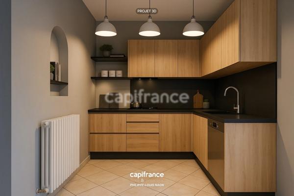 RIVE DROITE - MAISON DE CARACTERE AVEC AGREABLE JARDIN