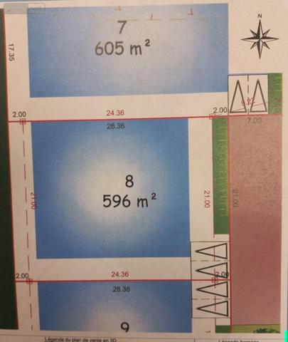 Terrain à Batir à vendre à Berné dans le Morbihan (56240), ref : 56032-1547