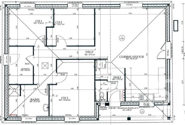 Maison à vendre  5 pièces - 101,48 m 2   COOLUS  - 51