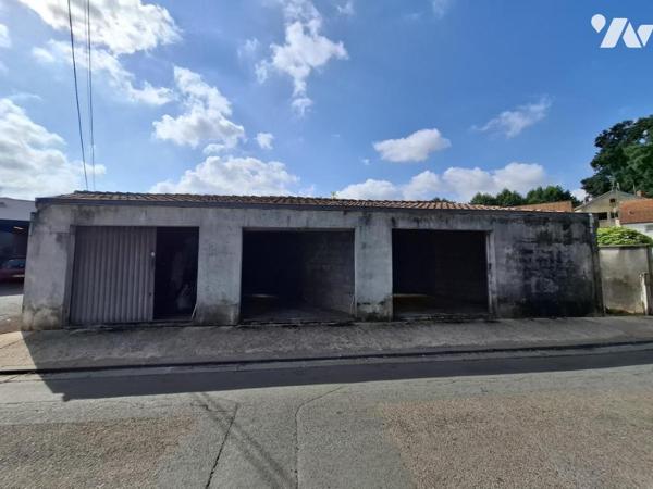 Ensemble de 3 garages sur la commune de SAINTES - quartier NETTO - zone inondable