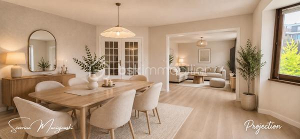 🏡✨ NOUVEAUTÉ EN EXCLUSIVITÉ 
                BRUAY-LA-BUISSIÈRE ✨🏡

💎 TRÈS BELLE OPPORTUNITÉ EN PLEIN CŒUR DU CENTRE-VILLE !

📍 Appartement de 103 m² 

Vous recherchez un appartement spacieux, idéalement situé et offrant de nombreuses possibilités d'aménagement ?
Ce bien saura vous séduire par ses volumes, son potentiel et son emplacement privilégié,
à proximité immédiate des commerces et de toutes les commodités.

✨ Il se compose de :
🚪 Une entrée spacieuse desservant les différentes pièces de l'appartement
🛋️ Un salon séjour de 30 m² avec accès terrasse
✨ Possibilité d'agrandir la pièce de vie pour obtenir un superbe salon séjour d'environ 40 m²
🍽️ Une cuisine équipée avec accès terrasse
🛏️ Une suite parentale de 13 m² avec sa salle d'eau
🛏️ Une chambre de 9 m²
🛏️ Une belle chambre de 15 m² avec dressing
💡 Possibilité de conserver une quatrième chambre de 12 m² selon la configuration choisie
🚿 Une seconde salle d'eau
🚽 Un WC indépendant
👗 De nombreux placards et espaces de rangement, dont un dressing

☀️ Un extérieur en plein centre-ville !
🌿 Une terrasse, véritable atout pour profiter des beaux jours.

⚙️ Côté confort :
🔥 Chauffage au gaz
🪟 Menuiseries double vitrage
⚡ Volets électriques
🌐 Fibre
🚗 Une place de stationnement privative et sécurisée
📦 Une cave

🔐 Une résidence sécurisée :
📹 Surveillance par caméra
🔢 Accès par digicode
🛗 Ascenseur
🏢 Appartement situé au 1er étage

💶 Copropriété et informations financières :
💰 Charges de copropriété : 1 670 €
🏡 Taxe foncière : 1 918 €
✅ Aucune procédure en cours au sein de la copropriété

💡 Le véritable atout de cet appartement ? Sa modularité ! Vous pouvez privilégier une configuration
 allant jusqu'à 4 chambres, ou choisir d'agrandir votre espace de vie pour profiter d'un magnifique salon séjour d'environ 40 m².

🏙️ 103 m² en plein centre-ville, une terrasse, un stationnement privatif, une cave, un ascenseur et toutes les commodités à proximité : 
un ensemble particulièrement intéressant aussi bien pour une résidence principale que pour un investissement immobilier.

💙 Cet appartement offre un excellent rapport surface/prix et un très beau potentiel !

📞 Une visite s'impose ! Contactez moi pour découvrir les différentes possibilités qu'offre cet appartement et vous projeter dans votre futur projet.