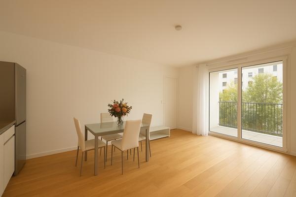 Lumineux 2 pièces avec balcon