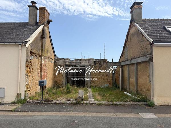 Terrain à bâtir avec murs de bâti  - Centre-Bourg Changé (72)