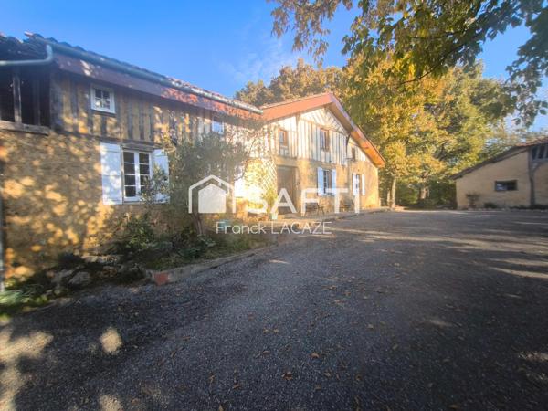 Maison gasconne de caractère au cœur du Bas-Armagnac (GERS)