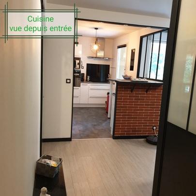 Grand T4 fonctionnel et propre de 87 m2 dans verdure