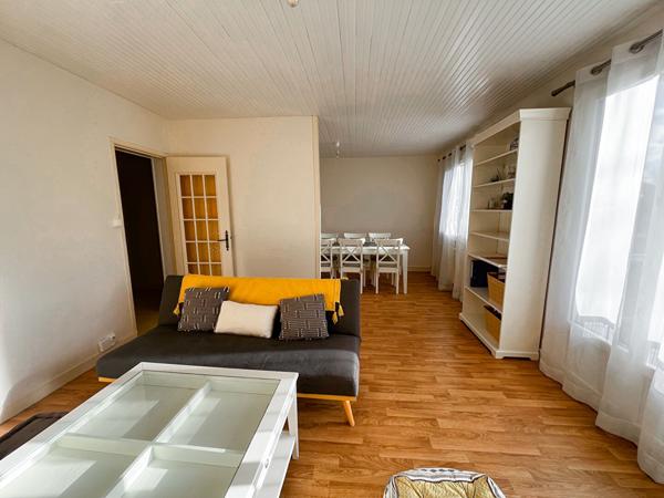A louer - Appartement T3 meublé avec balcon et garage - Angers secteur la Madeleine