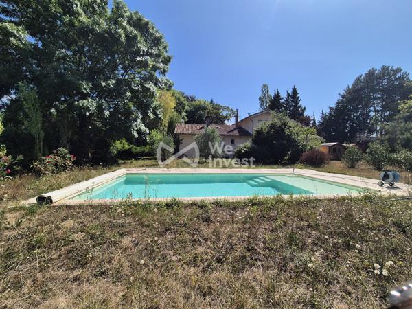 Maison familiale de 215 m² avec jardin arboré de 4493 m² et piscine – Mirepoix