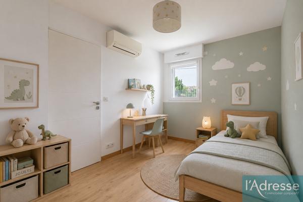 Appartement de 61m2 avec jardin privatif de 115m², Résidence de 2013, Orsay