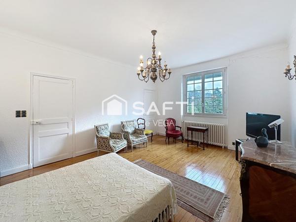 Maison de maître 10 ch avec parc, piscine et terrain de tennis