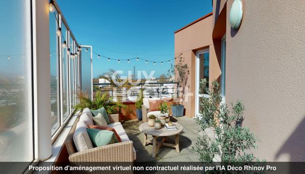 DUPLEX - 113m² - 2 TERRASSE - BOX + PARKING
