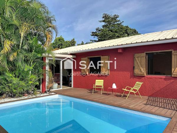 Maison F4/5 plain-pied avec piscine