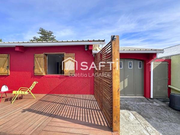 Maison F4/5 plain-pied avec piscine