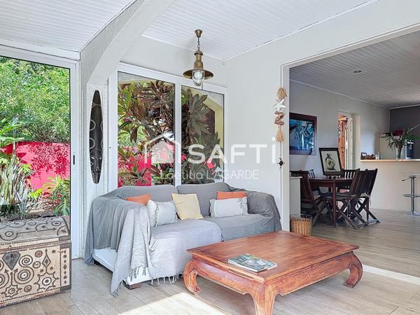 Maison F4/5 plain-pied avec piscine