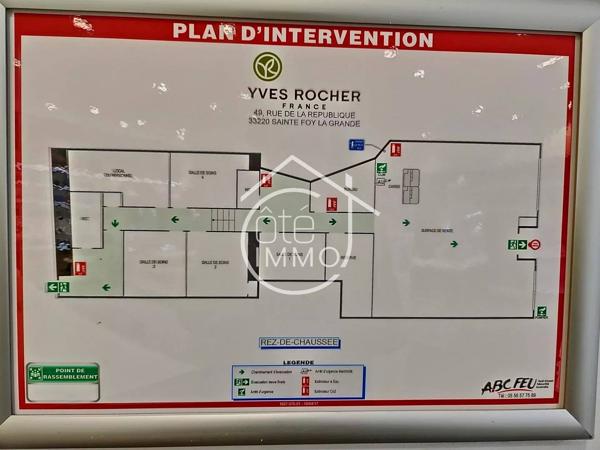 CENTRE STE FOY : FONDS DE COMMERCE PRESTATION SOINS ESTHETIQUES ET VENTE PRODUITS COSMETIQUES FRANCHISE YVES ROCHER