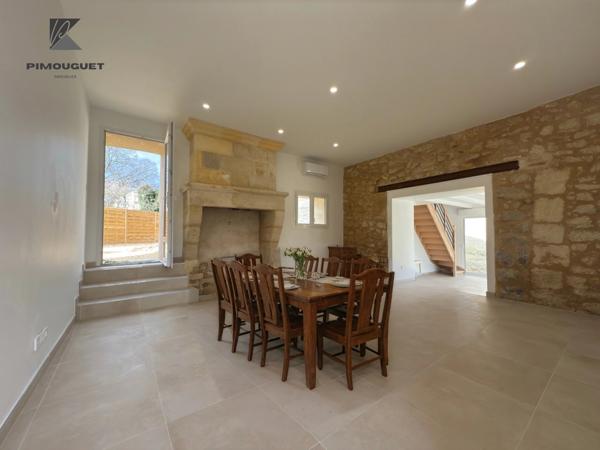 Maison en pierre de caractère en cours de rénovation – Lussac (Gironde)