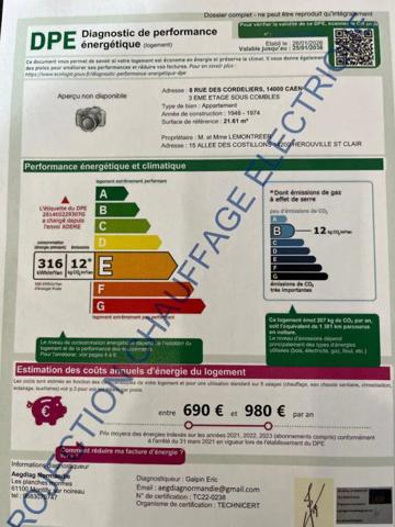 Appartement à vendre à Caen (14000)