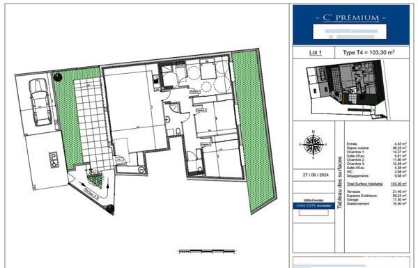 Appartement à vendre 4 pièces 103 m² Breuil-Bois-Robert