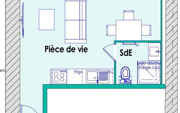 Appartement à vendre    2 pièces •  Sainte-Luce-sur-Loire