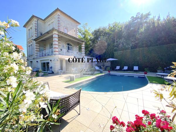 Royan (17200) PONTAILLAC - PIGEONNIER VILLA BELLE EPOQUE - 400 M PLAGE - 300 M COMMERCES - 6 PCS 4CHS AU PRIX DE 1 198 300 €