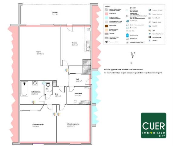 Appartement T3 avec garage - VALENCE