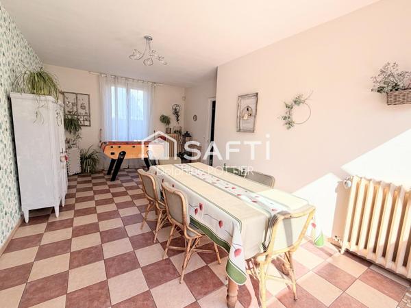 Maison 7p, 6 chambres, 183m2, vivable de plain-pied