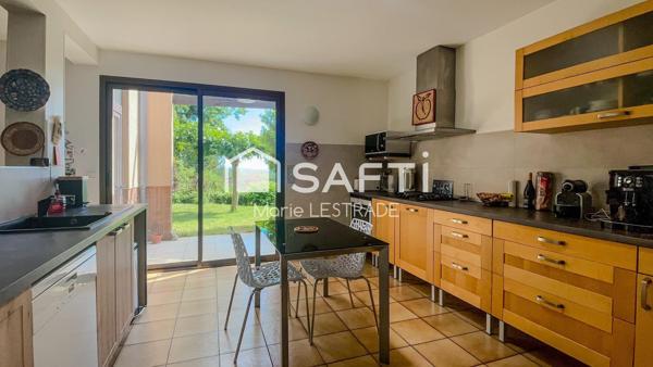 Vue Pyrénées et le centre du village à pied!