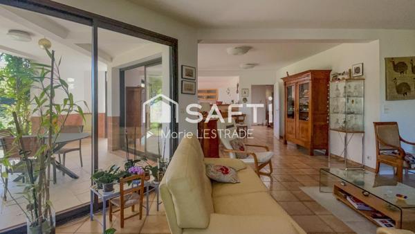 Vue Pyrénées et le centre du village à pied!