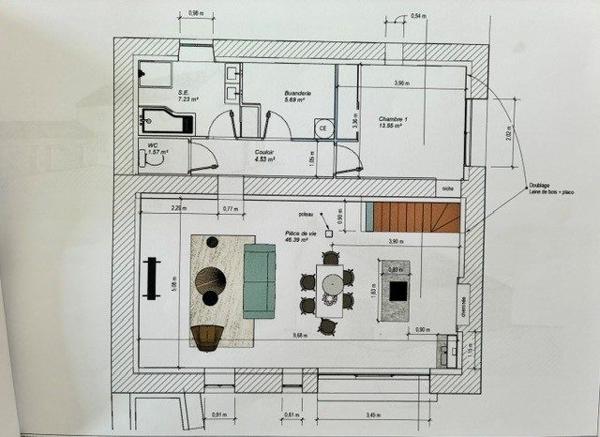maison à rénover au coeur de la campagne