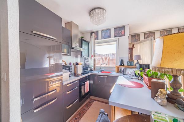 Hésingue f2 de 43,05 m² avec balcon et garage