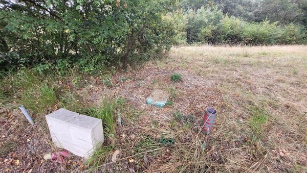 5 min de Brive - TERRAIN CONSTRUCTIBLE avec TOUT-A-L'EGOUT-  1980m² + 8500m² de BOIS - 47 590 euros