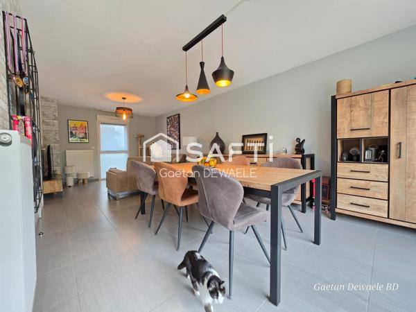 Maison 3 chambres avec garage et jardin