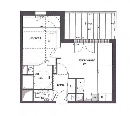 Appartement 2 pièces - 44600 Saint-Nazaire