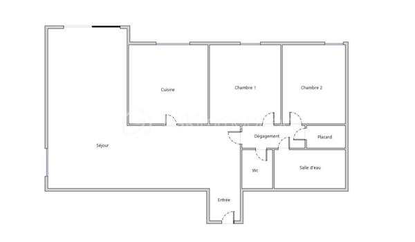 À vendre, bel appartement de type T3 orienté Sud-Ouest, situé au 7ème étage sur 8 d'une résidence avec ascenseur, situé Avenue du Vercors à Meylan (quartier Grand Pré).

Parfait état dont salon refait à neuf en 2026, cuisine refaite il y a moins de 2 ans. 

Caractéristiques :
- Grand salon / salle à manger avec baie vitrée coulissante équipée d'un volet électrique
- 2 Chambres dont une avec placard
- Rangements à l'entrée
- Cuisine équipée : ensemble d'éléments haut et bas, hotte aspirante, évier, table de cuisson, four à chaleur tournante, lave vaisselle, micro-ondes
- Espace buanderie 
- Salle de bains avec douche 
- Une cave au sous-sol (n°18)
- Façade et isolation extérieure rénovées courant 2020
- Chauffage collectif au gaz
- Résidence avec espaces verts, aires de jeux, parking privatif (sécurisé et fermé), local à vélos, conciergerie dans la copropriété. 

Environnement :
Résidence calme avec espaces verts.
A proximité des transports en commun (C1), des commerces (Pharmacie, restaurant, banque, coiffeur, boulangerie..).
Ecole maternelle et primaire Grand pré, collègue des Buclos à proximité.

DPE: C / B 
Charges de copropriété annuelles: 1.947€
Taxe foncière: 1.371€