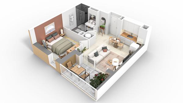 À Saint Hilaire de Riez : Appartement Neuf de 39,5 m² à Proximité de la Mer et de la Gare