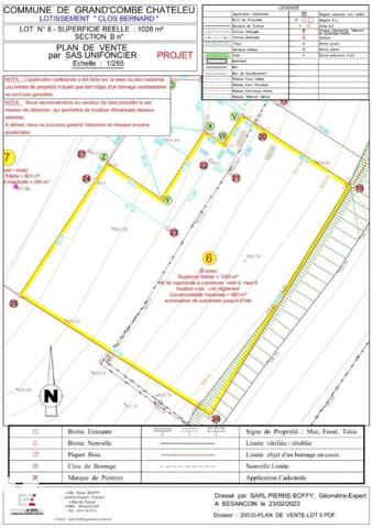 Opération immobilière à Grand Combe chateleu