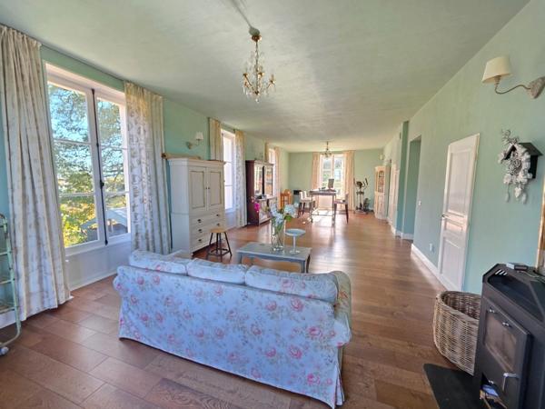 GROS POTENTIEL POUR CETTE TRES BELLE PROPRIETE DE 19HA AVEC CHATEAU ET BATIMENT DE + DE 1200 M²