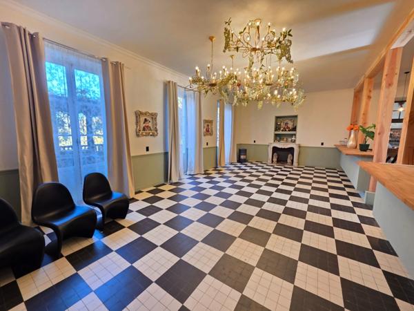 GROS POTENTIEL POUR CETTE TRES BELLE PROPRIETE DE 19HA AVEC CHATEAU ET BATIMENT DE + DE 1200 M²