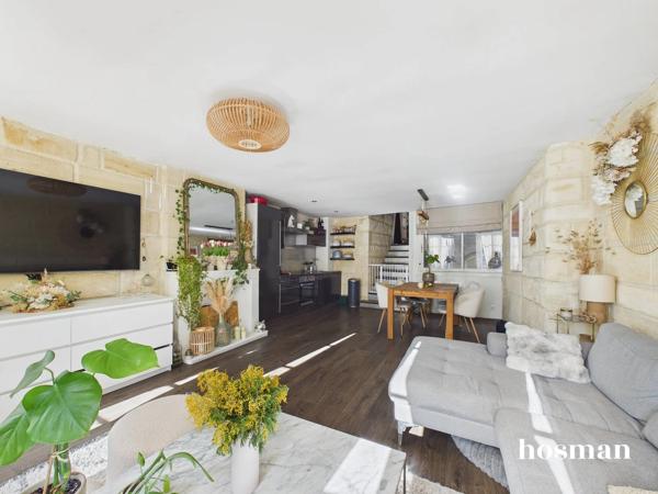 3 pièces - 66 m² traversant - Grenier de 20m2 aménageable - Quai des Salinières, Bordeaux