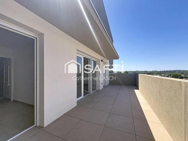 appartement récent T4 en dernier étage