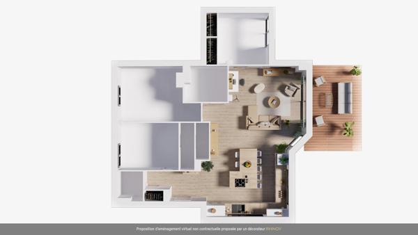 Haute Savoie (74), à vendre SAMOENS - Domaine skiable Grand-Massif - Appartement T4 86 m²